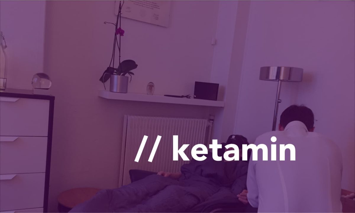 Illustrasjon: Behandling med ketamin